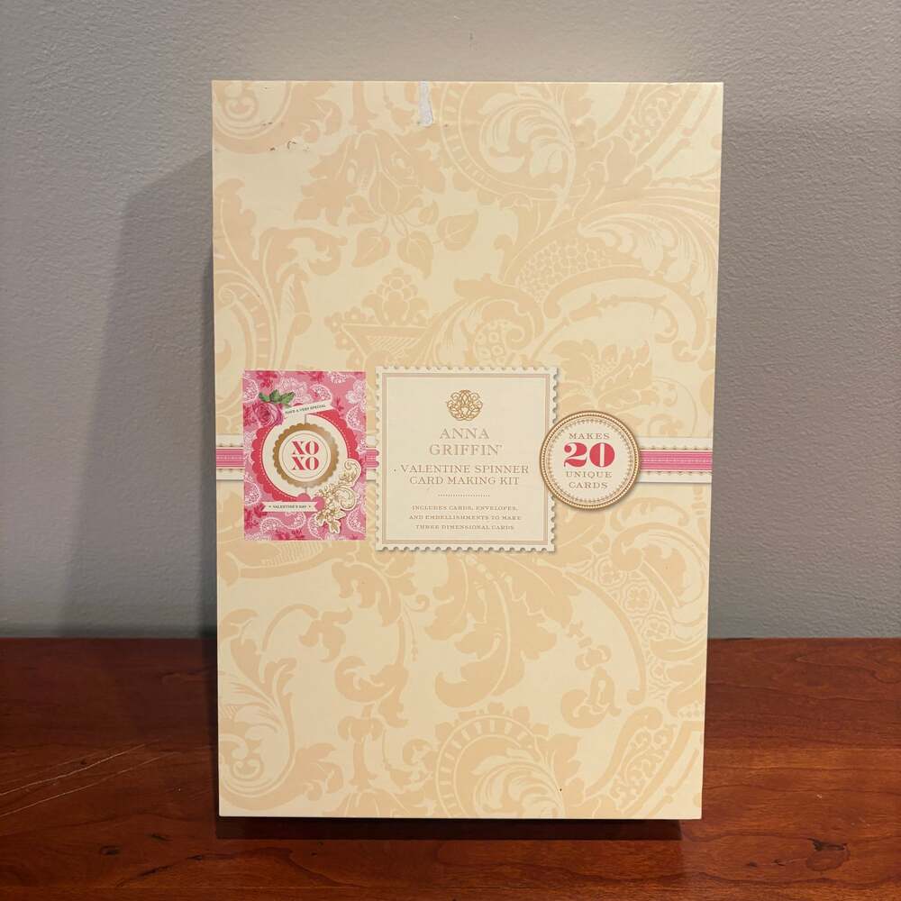 Anna Griffin Valentine Spinner Card Making Kit 20 Cards Scrapbooking Craft